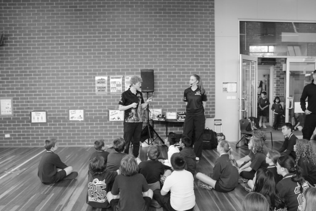 KINECT Performing Arts students performing at a school concert